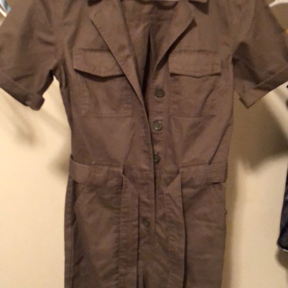 navy green jump suit. brand new. - Picture 1 of 6